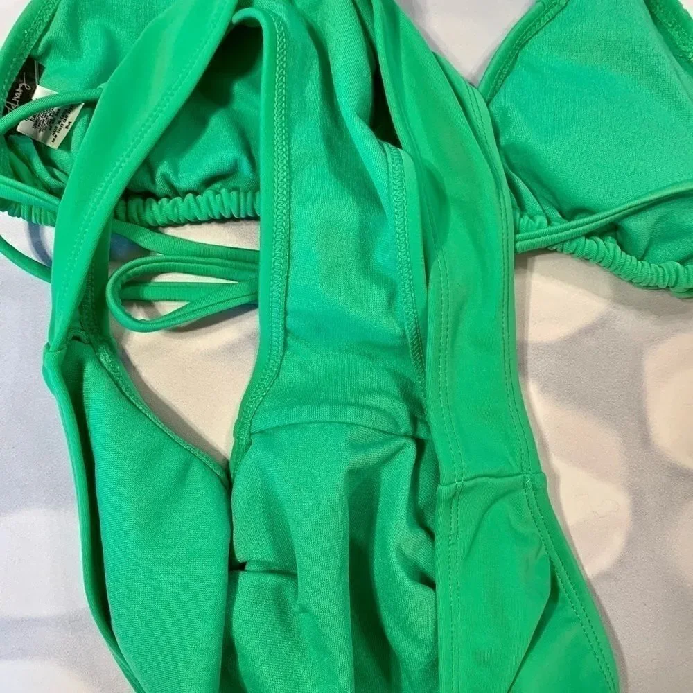 GREEN BIKINI LIGHTLY PADDED
